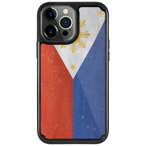 Philippines Flag Distressed iPhone 13 Pro Cargo Case